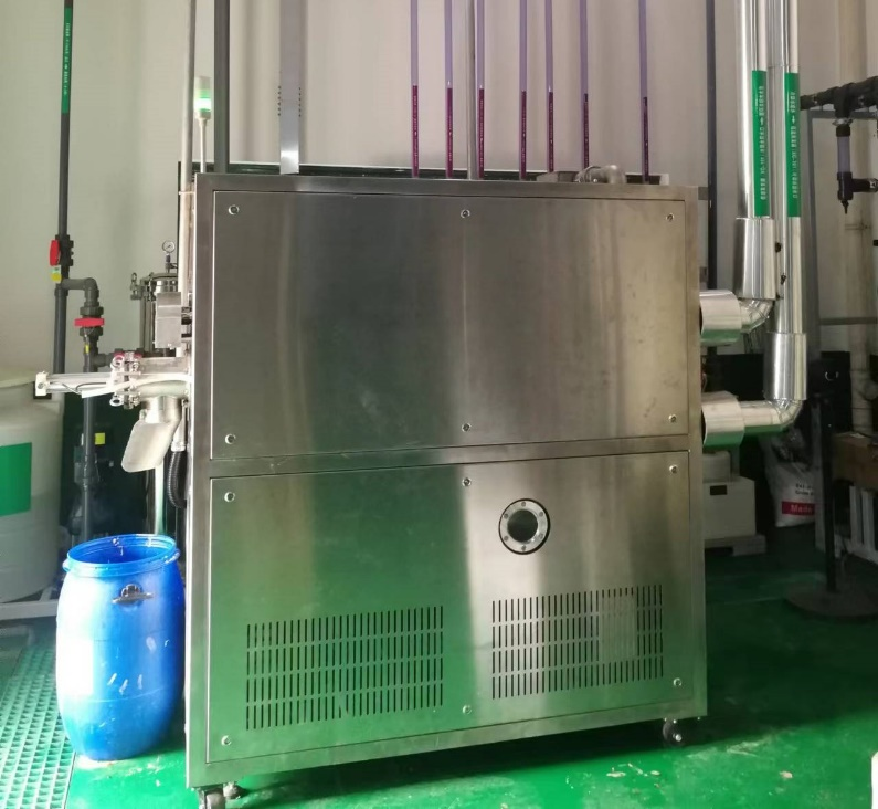 昌宁县无锡某电子汽车有限公司ZQ-JJ-1T蒸汽低温结晶蒸发设备制程废液案例